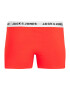 JACK & JONES Boxerky modrá / sivá melírovaná / svetločervená / čierna - Pepit.sk