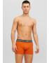 JACK & JONES Boxerky 'MYLE' námornícka modrá / sivá / oranžová / biela - Pepit.sk