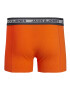 JACK & JONES Boxerky 'MYLE' námornícka modrá / sivá / oranžová / biela - Pepit.sk