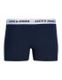 JACK & JONES Boxerky námornícka modrá / biela - Pepit.sk