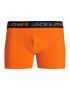 JACK & JONES Boxerky námornícka modrá / nebesky modrá / oranžová / karmínovo červená - Pepit.sk