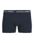 JACK & JONES Boxerky námornícka modrá / ohnivo červená / čierna / biela - Pepit.sk