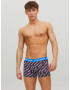 JACK & JONES Boxerky námornícka modrá / oranžová / čierna / biela - Pepit.sk