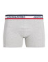 JACK & JONES Boxerky námornícka modrá / svetlosivá / čierna / biela - Pepit.sk