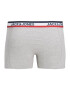 JACK & JONES Boxerky námornícka modrá / svetlosivá / čierna / biela - Pepit.sk