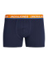 JACK & JONES Boxerky nebesky modrá / tmavomodrá / oranžová / biela - Pepit.sk