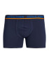 JACK & JONES Boxerky nebesky modrá / tmavomodrá / oranžová / biela - Pepit.sk