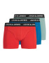 JACK & JONES Boxerky 'NICO' námornícka modrá / svetlozelená / tmavočervená - Pepit.sk