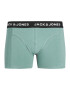 JACK & JONES Boxerky 'NICO' námornícka modrá / svetlozelená / tmavočervená - Pepit.sk