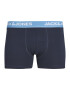 JACK & JONES Boxerky 'NORMAN' námornícka modrá / svetlomodrá / červená / biela - Pepit.sk