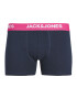 JACK & JONES Boxerky 'NORMAN' námornícka modrá / svetlomodrá / červená / biela - Pepit.sk