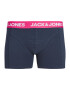 JACK & JONES Boxerky 'NORMAN' námornícka modrá / svetlomodrá / ružová / červená - Pepit.sk