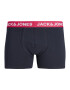 JACK & JONES Boxerky 'NORMAN' námornícka modrá / svetlomodrá / svetlozelená / oranžová - Pepit.sk