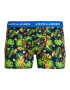 JACK & JONES Boxerky 'ORLANDO' tmavomodrá / svetlozelená / svetlooranžová / čierna - Pepit.sk