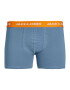 JACK & JONES Boxerky 'ORLANDO' tmavomodrá / svetlozelená / svetlooranžová / čierna - Pepit.sk