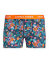 JACK & JONES Boxerky 'ORLANDO' tmavomodrá / svetlozelená / svetlooranžová / čierna - Pepit.sk