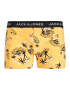 JACK & JONES Boxerky 'RON' žltá / čierna / biela - Pepit.sk