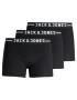 JACK & JONES Boxerky 'Sense' čierna / biela - Pepit.sk