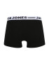 JACK & JONES Boxerky 'SENSE' sivá / čierna / biela - Pepit.sk