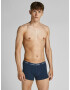 JACK & JONES Boxerky 'Simly' námornícka modrá / vínovo červená / čierna - Pepit.sk