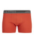 JACK & JONES Boxerky sivá melírovaná / oranžovo červená / čierna / biela - Pepit.sk