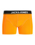 JACK & JONES Boxerky sivá / neónovo oranžová / čierna / biela - Pepit.sk