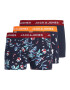 JACK & JONES Boxerky 'Snowmann' námornícka modrá / oranžová / červená / biela - Pepit.sk