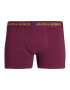 JACK & JONES Boxerky tmavomodrá / olivová / oranžová / červená - Pepit.sk