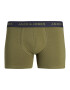 JACK & JONES Boxerky tmavomodrá / olivová / oranžová / červená - Pepit.sk