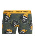 JACK & JONES Boxerky tmavomodrá / žltá / kaki / čierna - Pepit.sk