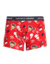 JACK & JONES Boxerky 'TOM' námornícka modrá / smaragdová / červená / biela - Pepit.sk