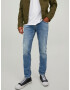 JACK & JONES Džínsy 'Liam' modrá denim / hnedá - Pepit.sk