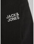 Jack & Jones Junior Flisová bunda 'Hype' čierna / biela - Pepit.sk