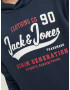 Jack & Jones Junior Mikina tmavomodrá / červená / biela - Pepit.sk