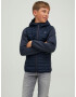 Jack & Jones Junior Prechodná bunda námornícka modrá / červená / biela - Pepit.sk