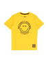 Jack & Jones Junior Tričko 'JORSMILEY WORLD' žltá / čierna - Pepit.sk