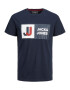 Jack & Jones Junior Tričko 'Logan' námornícka modrá / červená / biela - Pepit.sk