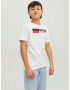 Jack & Jones Junior Tričko tmavomodrá / ohnivo červená / biela - Pepit.sk