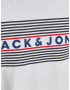 Jack & Jones Junior Tričko námornícka modrá / grenadínová / čierna / biela - Pepit.sk