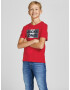 Jack & Jones Junior Tričko námornícka modrá / ohnivo červená / čierna / biela - Pepit.sk