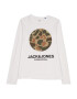 Jack & Jones Junior Tričko piesková / hnedá / tmavozelená / biela - Pepit.sk