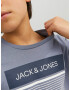 Jack & Jones Junior Tričko 'Travis' dymovo modrá / čierna / biela - Pepit.sk