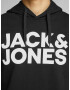 JACK & JONES Mikina antracitová / biela - Pepit.sk