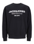 JACK & JONES Mikina 'GALE' čierna / biela - Pepit.sk