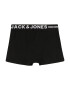 JACK & JONES Nohavičky 'SENSE' čierna / biela - Pepit.sk