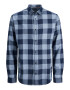 Jack & Jones Plus Košeľa 'GINGHAM' modrosivá / tmavomodrá - Pepit.sk