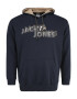 Jack & Jones Plus Mikina béžová / modrá / sivá - Pepit.sk