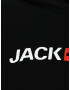 Jack & Jones Plus Mikina 'Corp Old' červená / čierna / biela - Pepit.sk