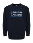 Jack & Jones Plus Mikina 'COSETH' námornícka modrá / pastelovo modrá / tmavomodrá - Pepit.sk