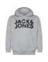 Jack & Jones Plus Mikina 'Ecorp' sivá melírovaná / čierna - Pepit.sk